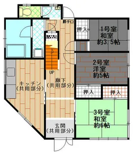 白翠荘【3号室】の間取り