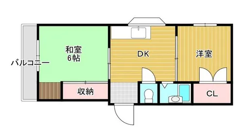 大阪府大阪市港区池島1丁目【マンション】の間取り