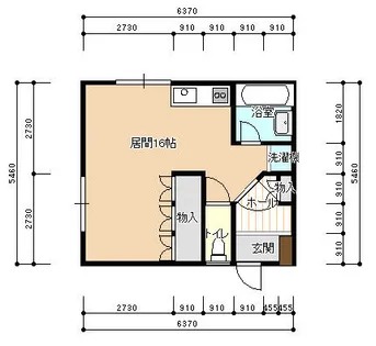 アリエス【2-3号室】の間取り