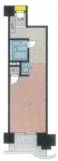分譲賃貸マンション 荘苑熱田6階【6C号室】の間取り