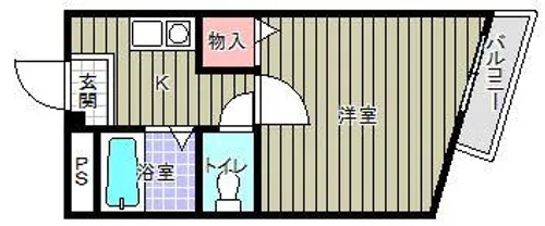 ワンダーグランドハイツ【8階】の間取り