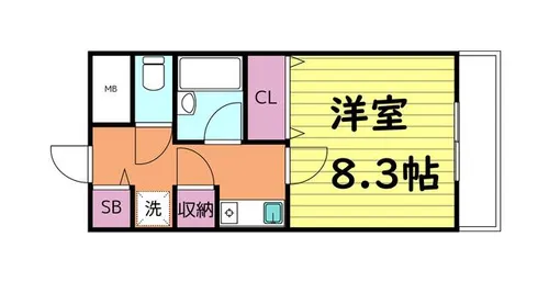 エスポワール21【4階】の間取り