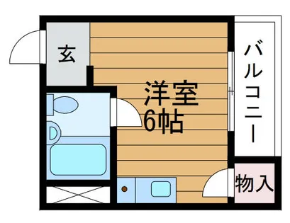 清和ハイツ【211号室】の間取り