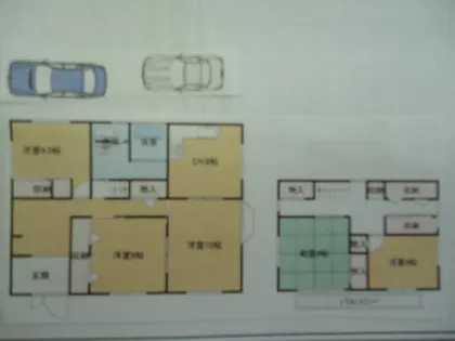 奈良県生駒市鹿ノ台北1丁目【一戸建】の間取り