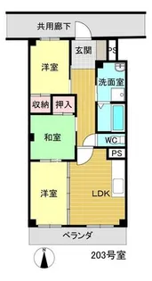 3LDKの間取り画像