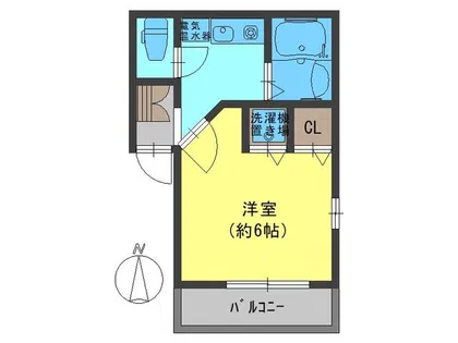 シティハイツ金平【3階】の間取り