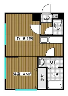 FILL RISE【203号室】の間取り