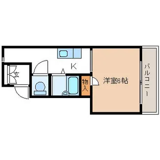 京都府長岡京市神足ミドロ【マンション】の間取り