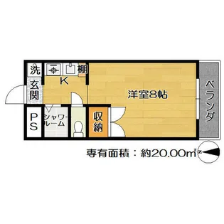 大久保ガーデンヒルズ【2-05号室】の間取り