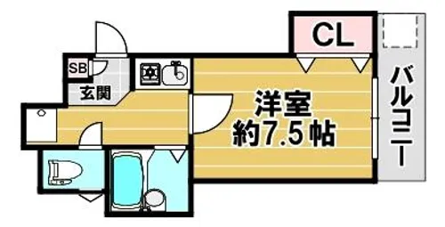 ワイズコート【403号室】の間取り