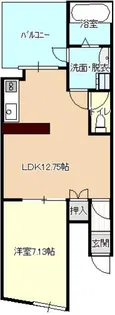 フラッツ帷子ノ辻【3階】の間取り
