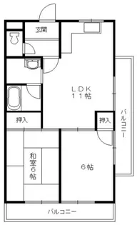 グレースキトラ【201号室】の間取り
