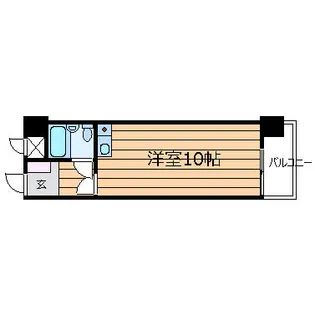 ミストラル川園【605号室】の間取り