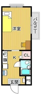 ハイクレールみと【306号室】の間取り