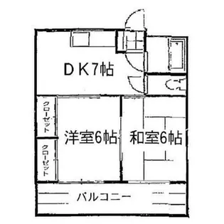 サンカープⅡ【2階】の間取り