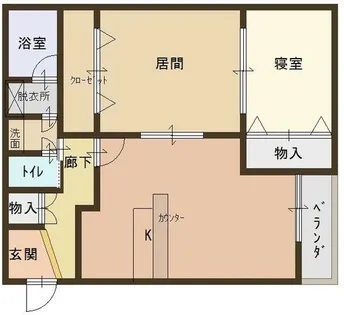 パンション【2階】の間取り