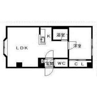 モアニューストリート【3階】の間取り