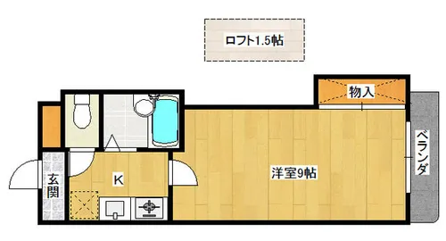 シティプラザ戸畑【406号室】の間取り