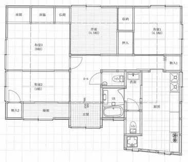 兵庫県洲本市五色町鳥飼浦【一戸建】の間取り