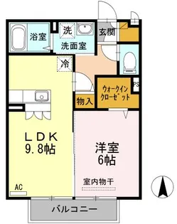 プレミア プレイス【2階】の間取り