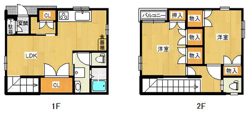 兵庫県神戸市中央区中山手通3丁目【一戸建】の間取り