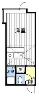 キャッスル雅【205号室】の間取り