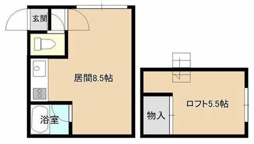 noir【205号室】の間取り