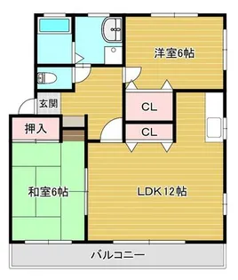 原山桜荘【B102号室】の間取り