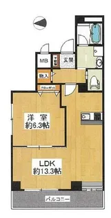 大幸ロイヤルA4【3階】の間取り