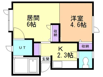 youトピア豊岡弐番街 D棟【203号室】の間取り