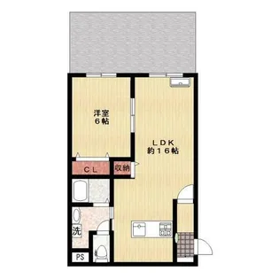 ロイヤルハイツジェミニ【1階】の間取り