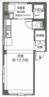 Bright and Fan Terrace 3階西【3号室】の間取り