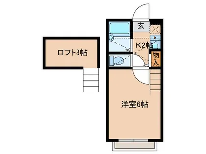 サンライズパテイオⅠ【202号室】の間取り