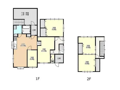 京都府舞鶴市字市場【一戸建】の間取り