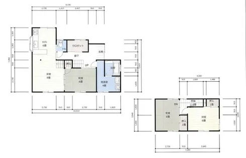 和歌山県和歌山市直川【一戸建】の間取り