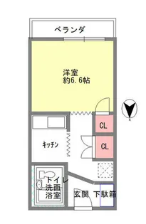 奈良県生駒市中菜畑2丁目【マンション】の間取り