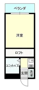 グレーメゾネット【2階】の間取り