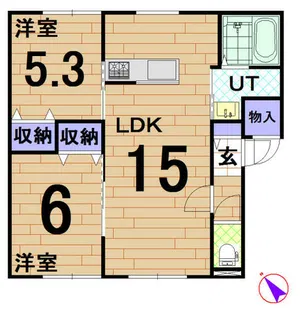 シュエット【205号室】の間取り