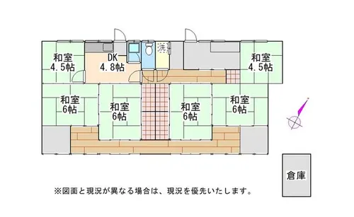 兵庫県相生市古池1丁目【一戸建】の間取り
