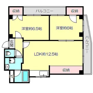 天神プラザ【4階】の間取り