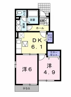 イル.パラッツォエテルノC【1階】の間取り
