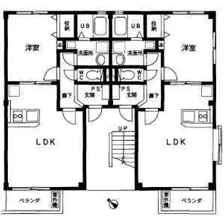 マンダリーヌ新栄B棟【101号室】の間取り