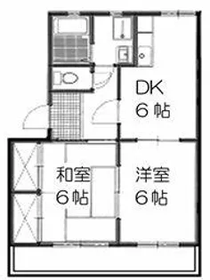 オリオンハイツ A棟【102号室】の間取り