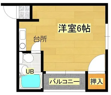 シティハイツ加茂川【202号室】の間取り