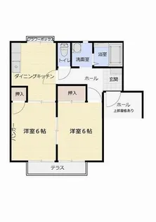 城南ハイツ【101号室】の間取り