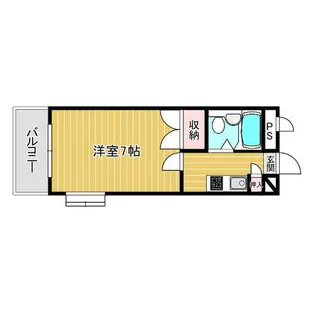 ビブレマンション三萩野【803号室】の間取り