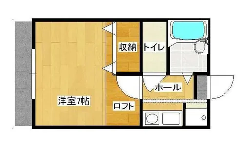 愛知県あま市新居屋東高田【アパート】の間取り