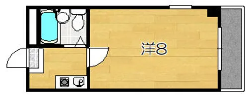 1Kの間取り画像