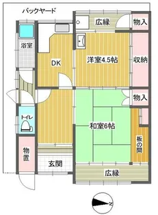 大阪府豊中市螢池中町2丁目【一戸建】の間取り