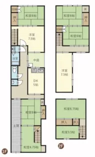 京都府宮津市字漁師【一戸建】の間取り